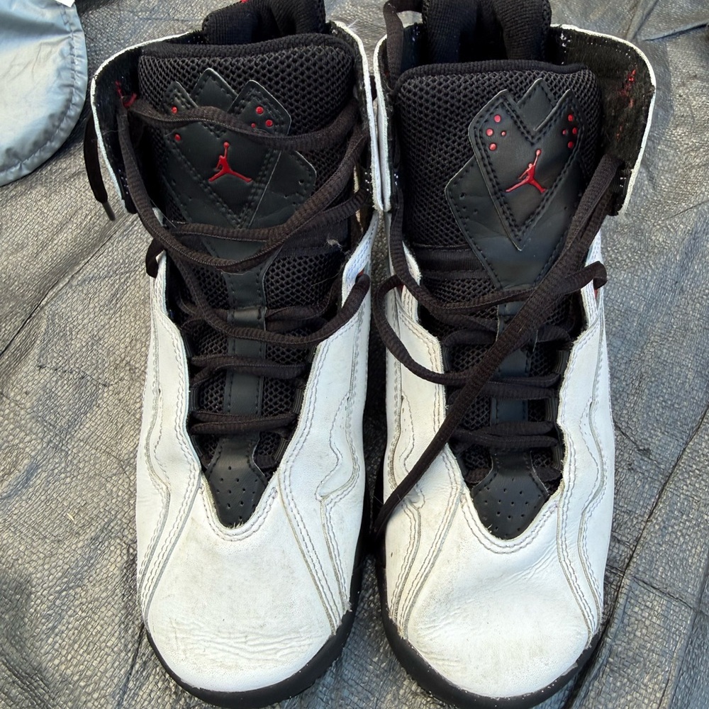 Air Jordan Black and White Sneakers